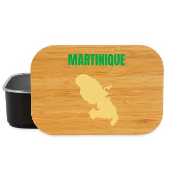 T-shirt Martinique – Antilles - Boîte à goûter - noir - Devant