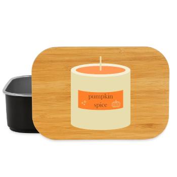 Pumpkin Spice Candle  - Lunch Box - black - Front