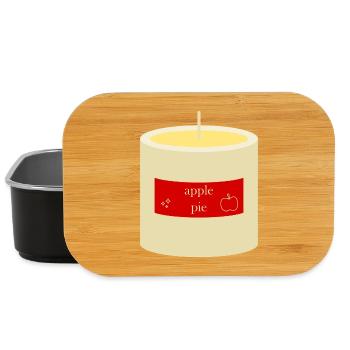 Apple Pie Candle  - Lunch Box - black - Front