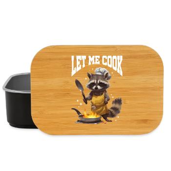 raton laveur Let Me Cook Meme - Boîte à goûter - noir - Devant
