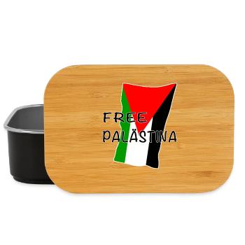 FreiePalästina Flagge Design - Lunch Box - Schwarz - Vorne