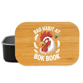  Funny Rooster Stop Staring At My Chicks Vintage - Lunch Box - Schwarz - Vorne