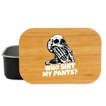 Who Shit My Pants? - Lunch Box - Schwarz - Vorne