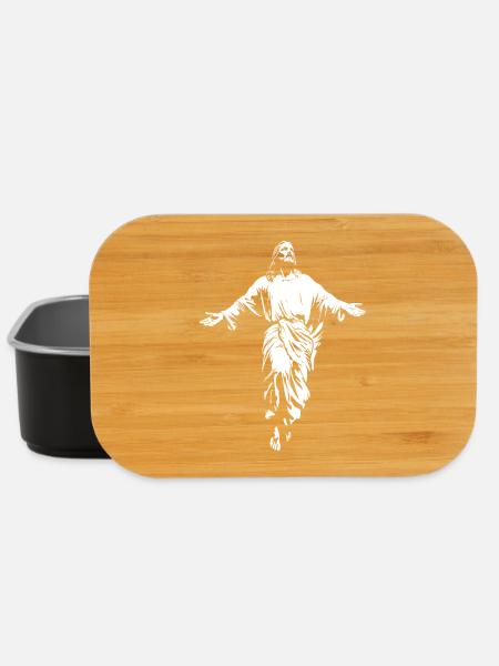 Jesus Christus Christlich Gott - Lunch Box - Schwarz