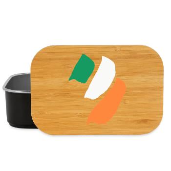 Drapeau de l’Irlande - Boîte à goûter - noir - Devant