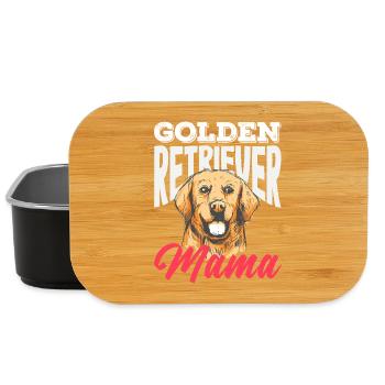 Golden Retriever Besitzer Halter Geschenk - Lunch Box - Schwarz - Vorne