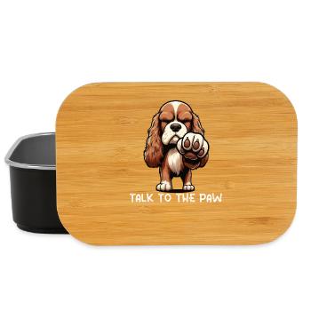 Talk to the Paw Cocker Spaniel Cocker spaniel hund - Lunch Box - black - Front