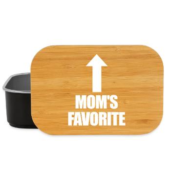 Favorite Child Mom's Darling I'm Mom's Favorite - Lunch Box - black - Front