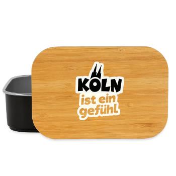 Cologne is a feeling Cologne cathedral - Lunch Box - black - Front