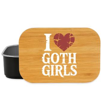 Ich liebe Goth Girls - Lunch Box - Schwarz - Vorne