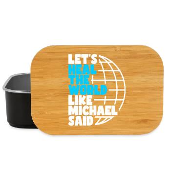 Heal The World - Lunch Box - black - Front