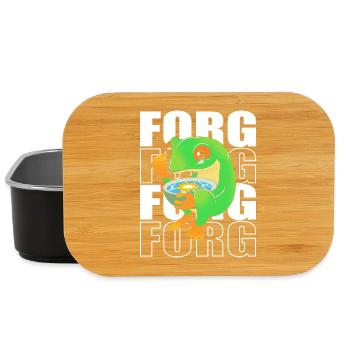 Frosch Laubfrosch - Lunch Box - Schwarz - Vorne