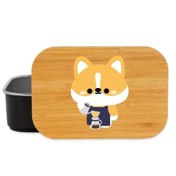 Barista Corgi Pour-Over - Lunch Box - Schwarz - Vorne
