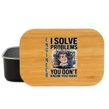Engineer - For dark background - Lunch Box - black - Front