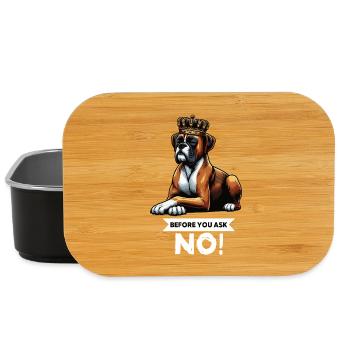 Before You Ask Boxer Boxer Owner Boxer Lovers - Lunch Box - black - Front
