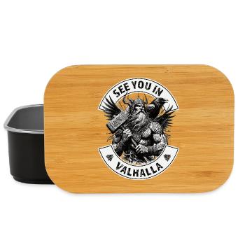 See you in Valhalla - Lunch Box - black - Front
