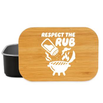 Respect the Rub BBQ Grill - Lunch Box - Schwarz - Vorne