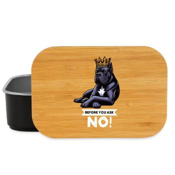 Before You Ask Cane Corso Cane Corsos Corso halter - Lunch Box - black - Front
