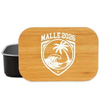 Plage de Malle 2026 - Boîte à goûter - noir - Devant