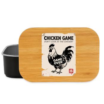 Hühnerspiel: Schau nicht auf das Huhn - Lunch Box - Schwarz - Vorne