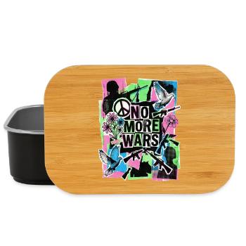 Peace Nie Wieder Krieg - Lunch Box - Schwarz - Vorne