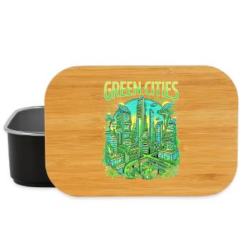 Grüne Stadt Gardening - Lunch Box - Schwarz - Vorne