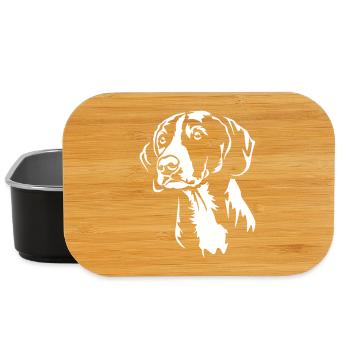 Gotland Dog Head "Black Edition" - Lunch Box - black - Front
