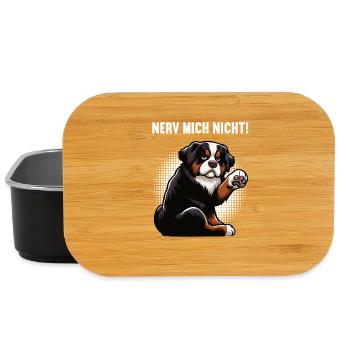 Nerv Mich Nicht Berner Sennenhund Sennenhunde  - Lunch Box - Schwarz - Vorne