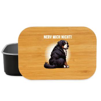Nerv Mich Nicht Berner Sennenhund Sennenhunde  - Lunch Box - Schwarz - Vorne
