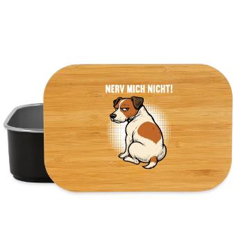 Nerv Mich Nicht Jack Russel terrier Jacky Jackys - Lunch Box - Schwarz - Vorne