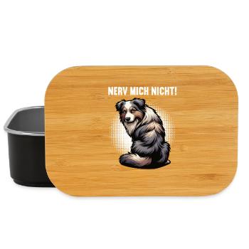 Nerv Mich Nicht Australian Shepherd Aussie Aussies - Lunch Box - Schwarz - Vorne