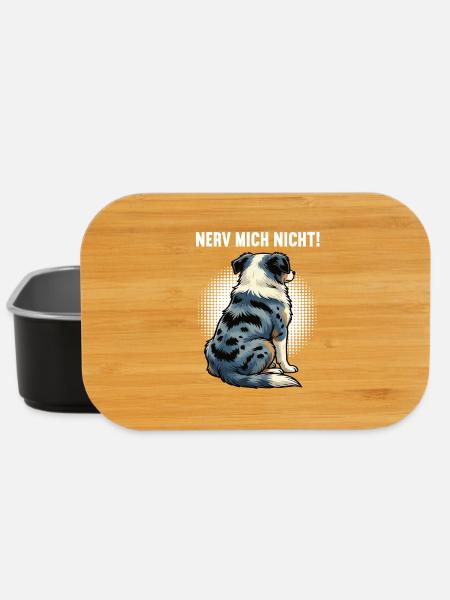 Nerv Mich Nicht Australian Shepherd Aussie Aussies - Lunch Box - Schwarz