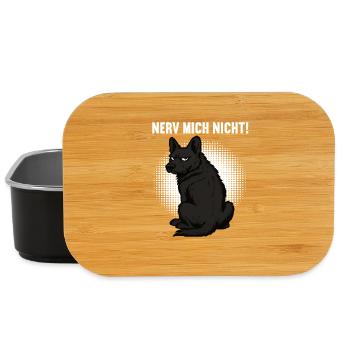 Nerv Mich Nicht Schwarzer Schäferhund Schäferhunde - Lunch Box - Schwarz - Vorne