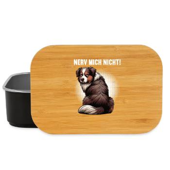 Nerv Mich Nicht Australian Shepherd Aussie Aussies - Lunch Box - Schwarz - Vorne