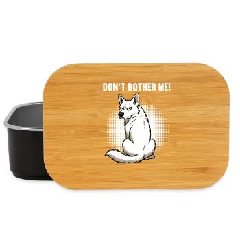 Don't Bother Me White Shepherd - Lunch Box - black - Front