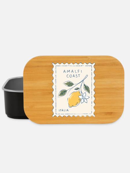 Amalfi Küstenzitronen Motiv - Lunch Box - Schwarz