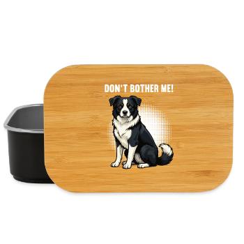 Don't Bother Me Border Collie Collie Lover - Lunch Box - black - Front