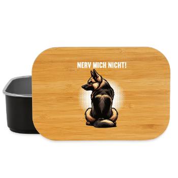Nerv Mich Nicht Deutscher Schäferhund Schäferhunde - Lunch Box - Schwarz - Vorne
