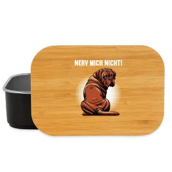 Nerv Mich Nicht Bordeaux Dogge Bordeauxs Bordeaux  - Lunch Box - Schwarz - Vorne