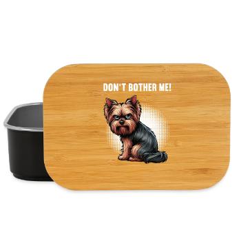 Ne m’embêtez pas Yorkshire Terrier Yorkshire Yorkie Yorkies - Boîte à goûter - noir - Devant