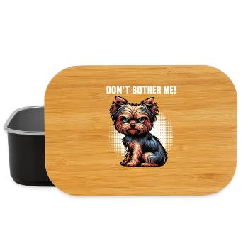 Ne m’embêtez pas Yorkshire Terrier Yorkshire Yorkie Yorkies - Boîte à goûter - noir - Devant