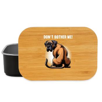 Don't Bother Me Great Dane Great Dane - Lunch Box - black - Front