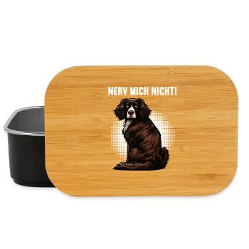 Nerv Mich Nicht Münsterländer Münsterländerhalter - Lunch Box - Schwarz - Vorne