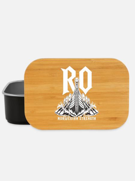 Ro! Ro! Ro Ro Norway Viking Ship T-Shirt - Lunch Box - black