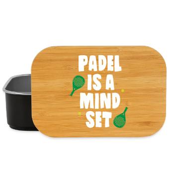 Padel_Is_A_Mind_Set - Lunch Box - Schwarz - Vorne