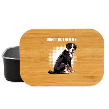 Don't Bother Me Appenzeller Sennenhund Sennenhunde - Lunch Box - black - Front