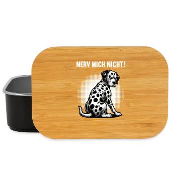 Nerv Mich Nicht Dalmatiner Dalmatinerbesitzer - Lunch Box - Schwarz - Vorne