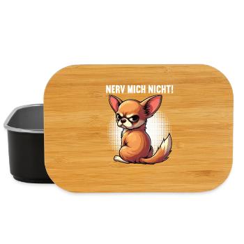 Nerv Mich Nicht Chihuahua Chihuahuabesitzer Chi - Lunch Box - Schwarz - Vorne