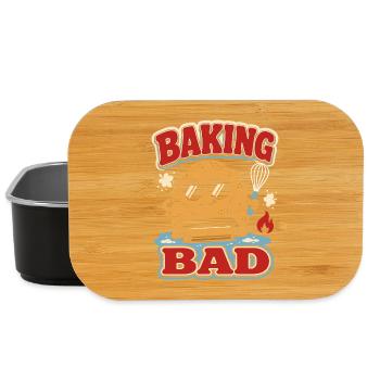Baking Bad Croissant - Lunch Box - black - Front