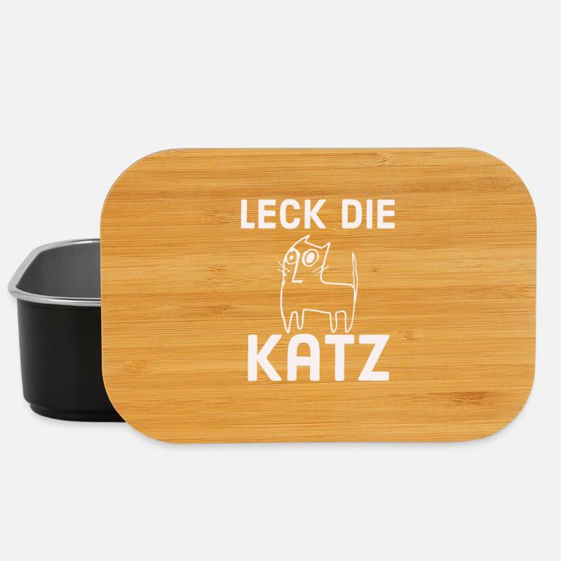 Leck die Katz - Lunch Box - Schwarz